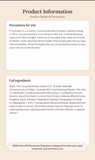Kera:fill Wavetonic Shampoo product information, precautions and ingredients