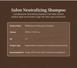 Kera:fill Wavetonic salon neutralizing shampoo specifications